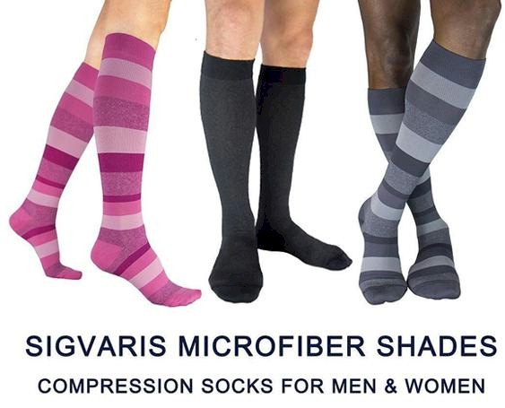 Sigvaris Microfiber Shades Compression Stockings