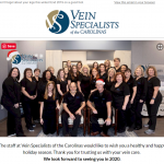 Happy Friday Everyone!, Vein Specialists of the Carolinas Vein Specialists of the Carolinas Wishing You A Healthy and Happy Holiday Season!