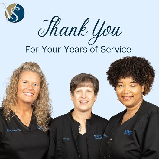 Thank You For Your Many Years of Service!