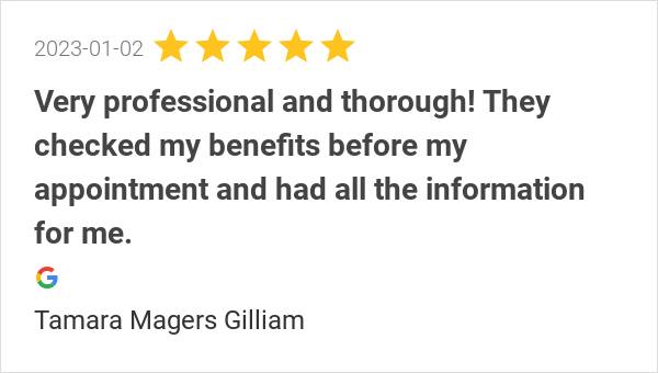 New 5-STAR Review – “Very Professional and Thorough!”