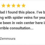 Take Advantage of 10% Off Cosmetic Sclerotherapy During The Month Of May!, Vein Specialists of the Carolinas New 5.0-star Review I’m so glad I found this place.