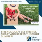 Yes, You Can Believe The Buzz! 🐝 About Compression Socks, Vein Specialists of the Carolinas Friends don't let friends sweat and stress through summer!