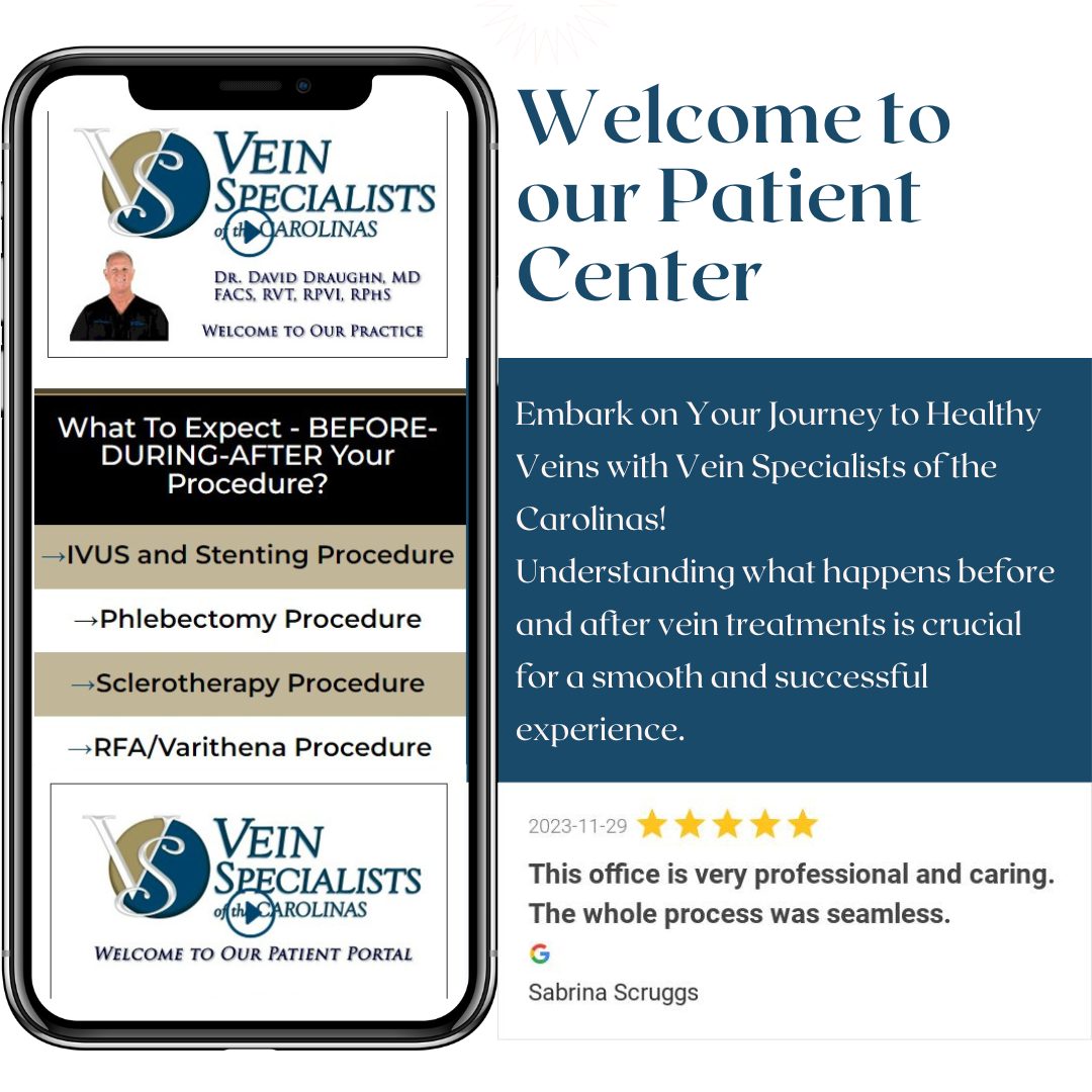 Welcome to Vein Specialists of the Carolinas Patient Center!