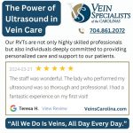 5 Star Review: “Favorite Doctor’s Office To Visit”, Vein Specialists of the Carolinas Unlocking the Power of Ultrasound in Vein Care