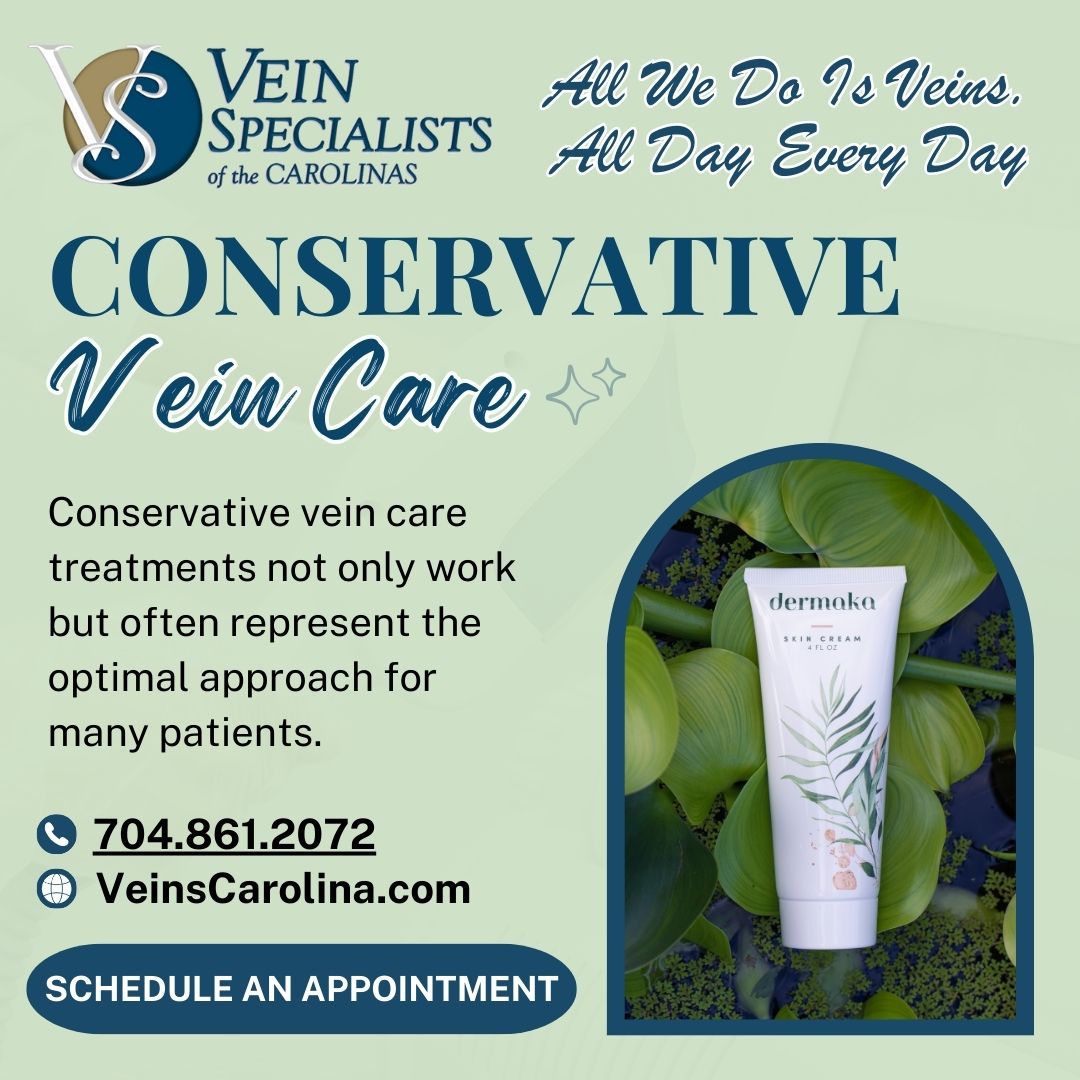 Exploring the Effectiveness of Conservative Vein Care: Insights from Vein Specialists of the Carolinas