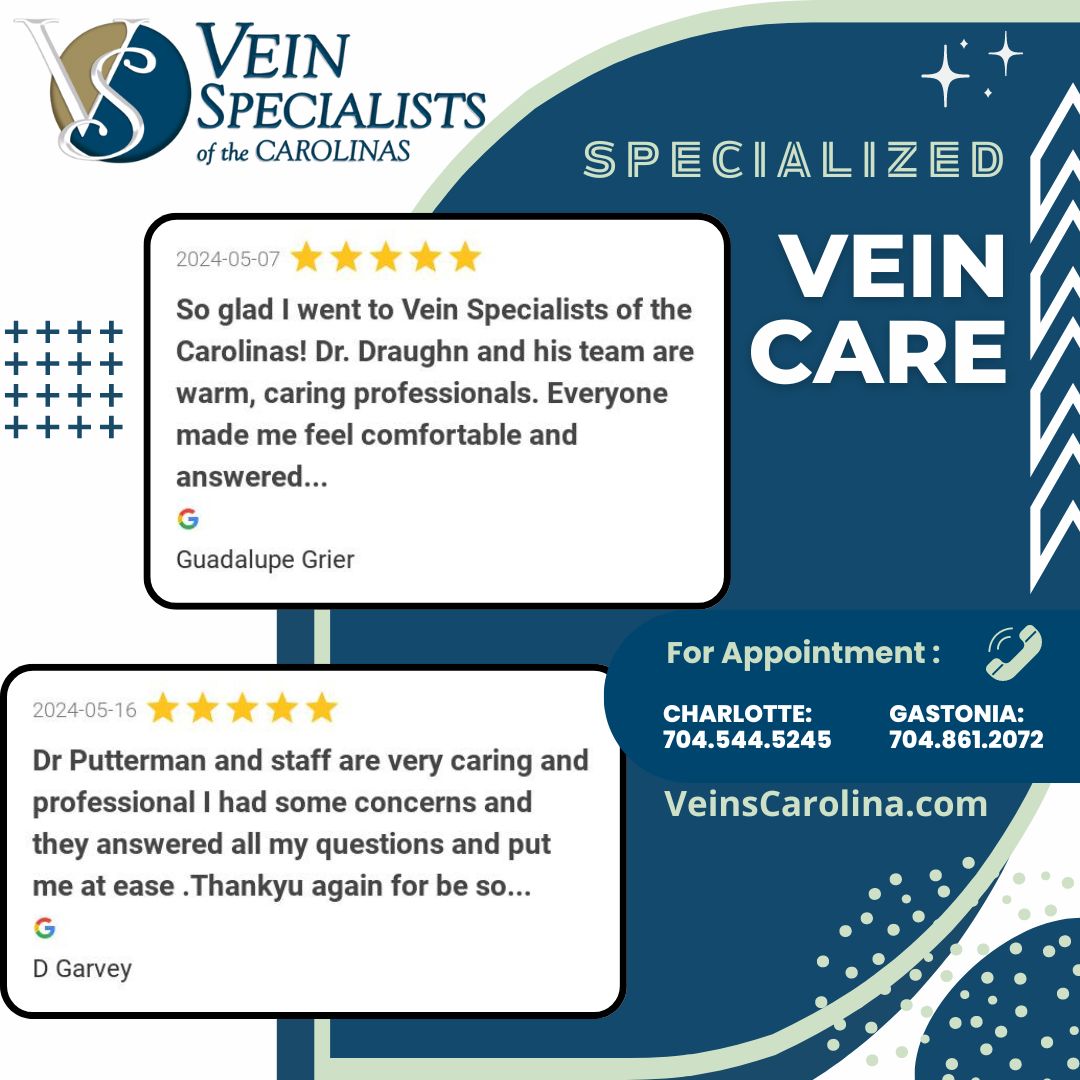 Celebrating Excellence: New 5-Star Reviews for Vein Specialists of the Carolinas